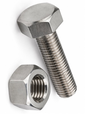 202 Grade Stainless Steel Hex Bolts And Nuts - Length: 50 Millimeter (Mm)
