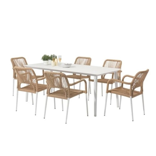 Outdoor 6 Seater Dining Table Set