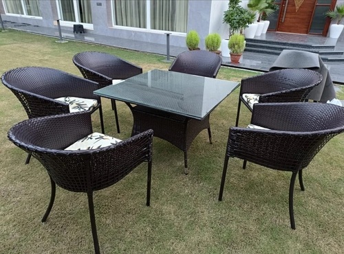 Outdoor Wicker Chair Table Set