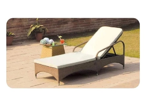 Poolside Wicker Lounger