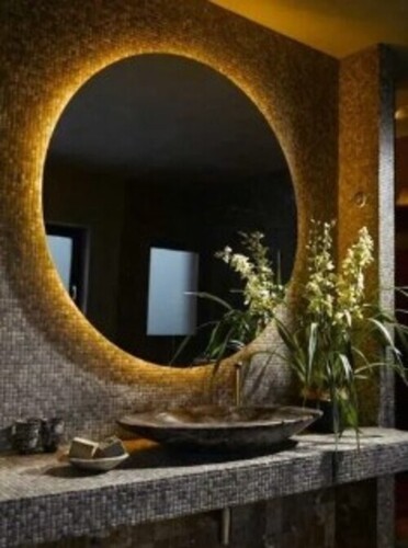 Round Led Touch Sensor Mirror
