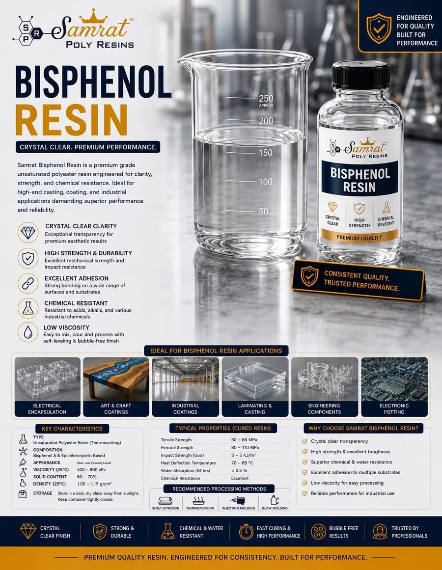 Bisphenol A Epoxy Resin Bisphenol Resin - Application: Laminating