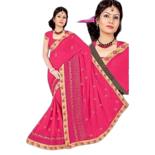 Bordered Cotton Silk Saree