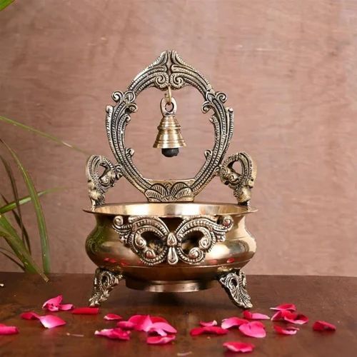 Brass Hanging Bell Urli