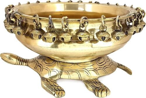 Brass Tortoise Urli