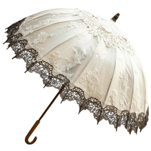 Bridal Umbrella With Handcrafted Zari Embroidery
