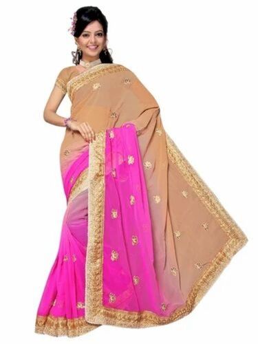 Classic Designer Chiffon Padding Saree