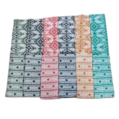 Cotton Ikkat Print Kurti Material