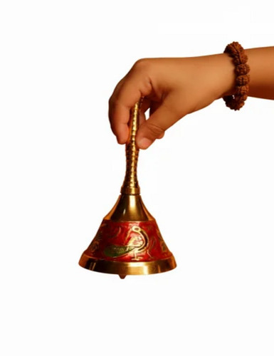 Decorative Pooja Brass Hand Bell