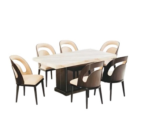 Divya Dining Set 6s Imported marble