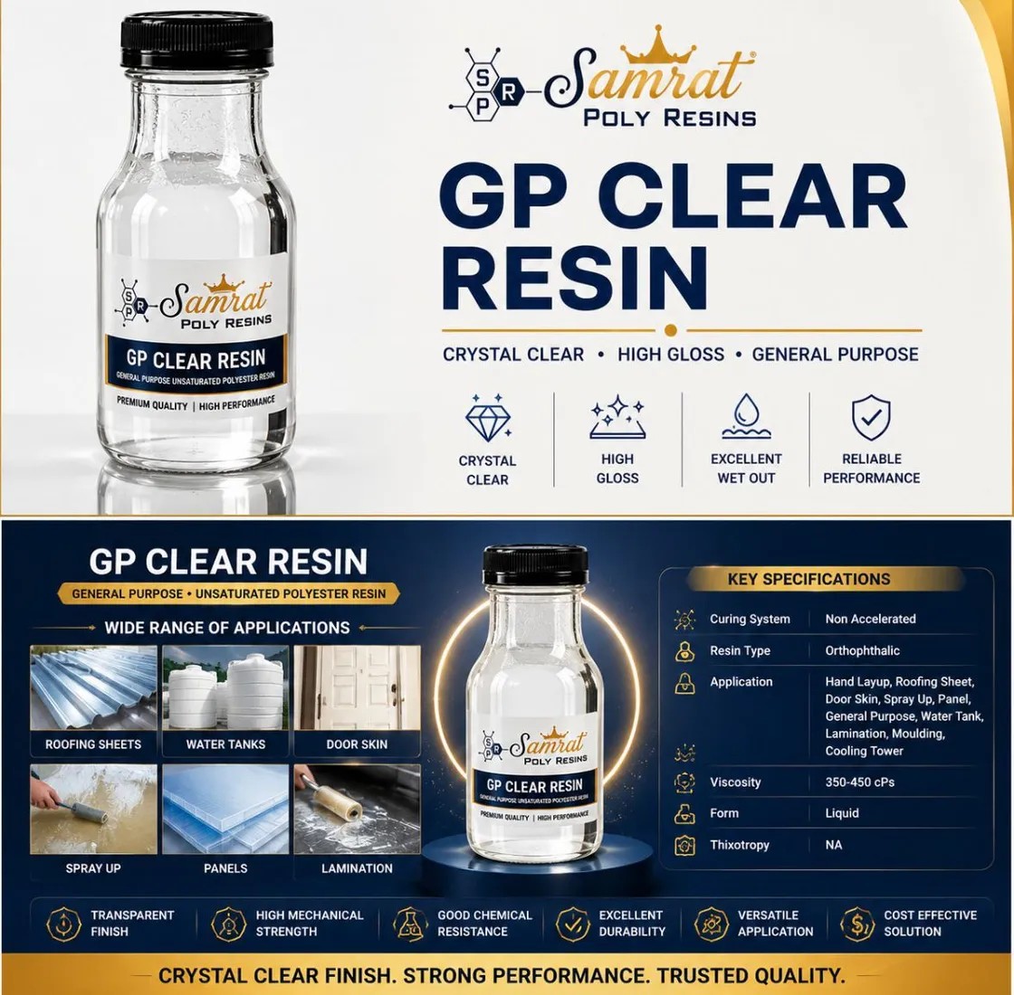 Gp Clear Resin - Application: Frp Hand Lay-Up