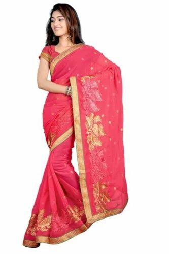 Ladies Chiffon Designer Saree 