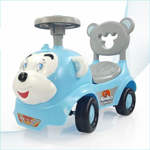 Light Blue Dash Monkey Ride On Toys For Kids