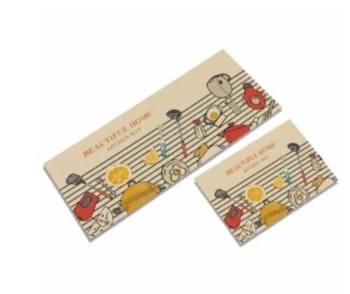 Microfiber 2 Pcs Kitchen Mats