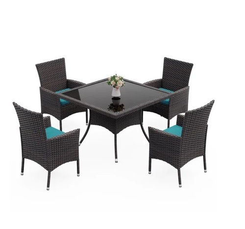 Outdoor Dining Table Set 4 Seater