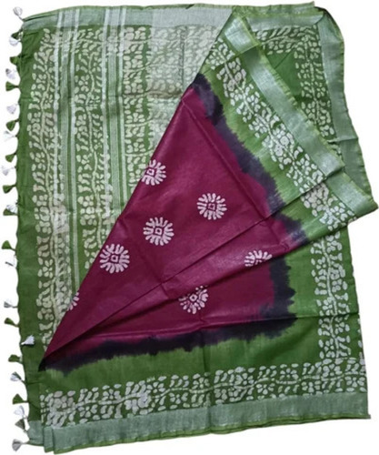 Pure Cotton Hand Batik Saree