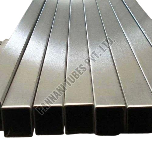 Silver Stainless Steel Square Pipe