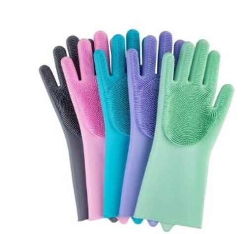 Unisex Silicone Dish Washing Gloves