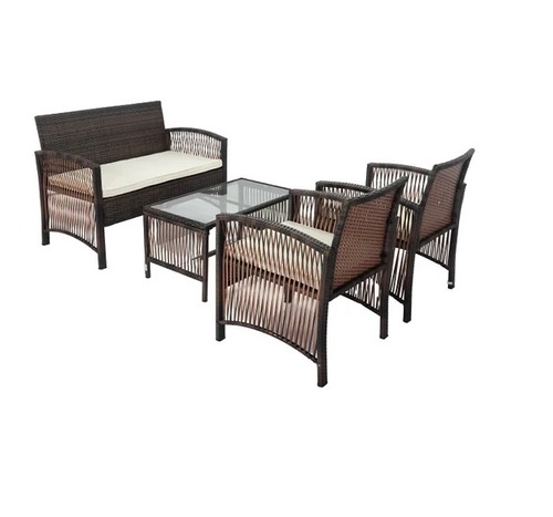 Wicker Rattan Dining Set