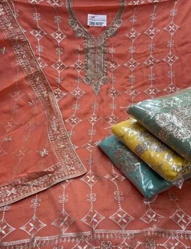 Women Designer Semi Stitched Suit
