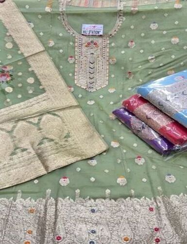 Women Fancy Unstitched Suit