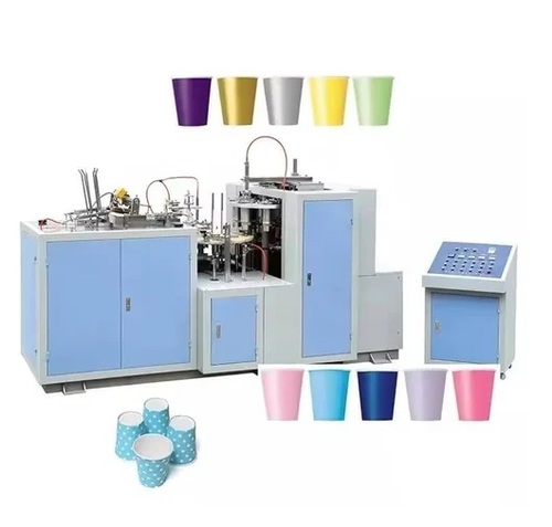 60 Cups Min Fully Automatic Paper Cup Making Machine - Color: Multiple