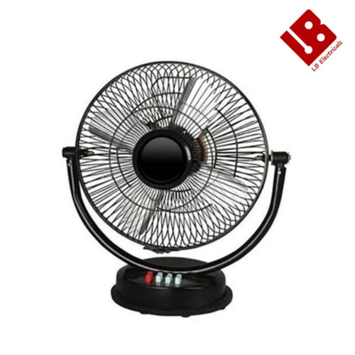 Black Table Fan By L. B. Electricals