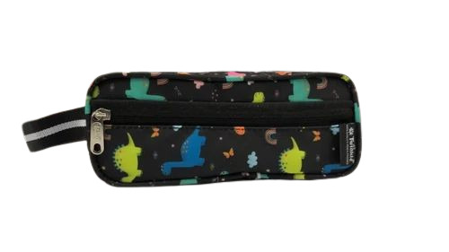 Black Zipper Pencil Pouch - Feature: Durable