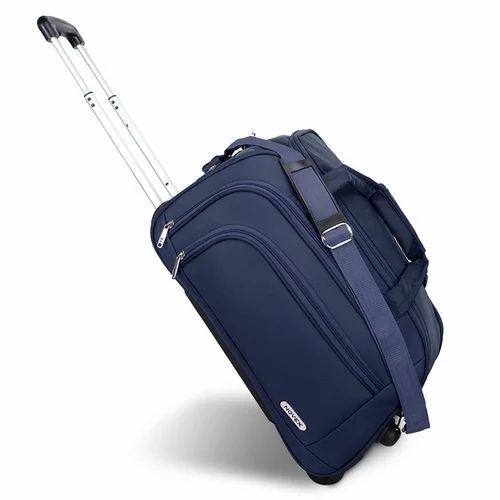 Blue Duffle Trolley Bag