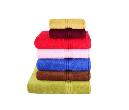 Cotton Plain Bath Towel - Age Group: Children