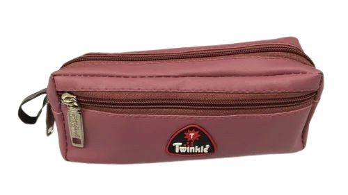Dusky Rose Polyester Pencil Pouch