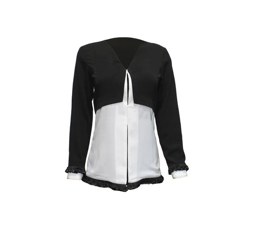 Elegant Ladies Tops - Color: White & Black