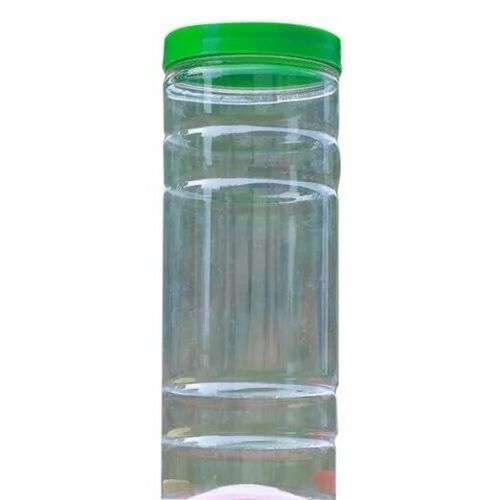 Green Screw Cap Pet Jar