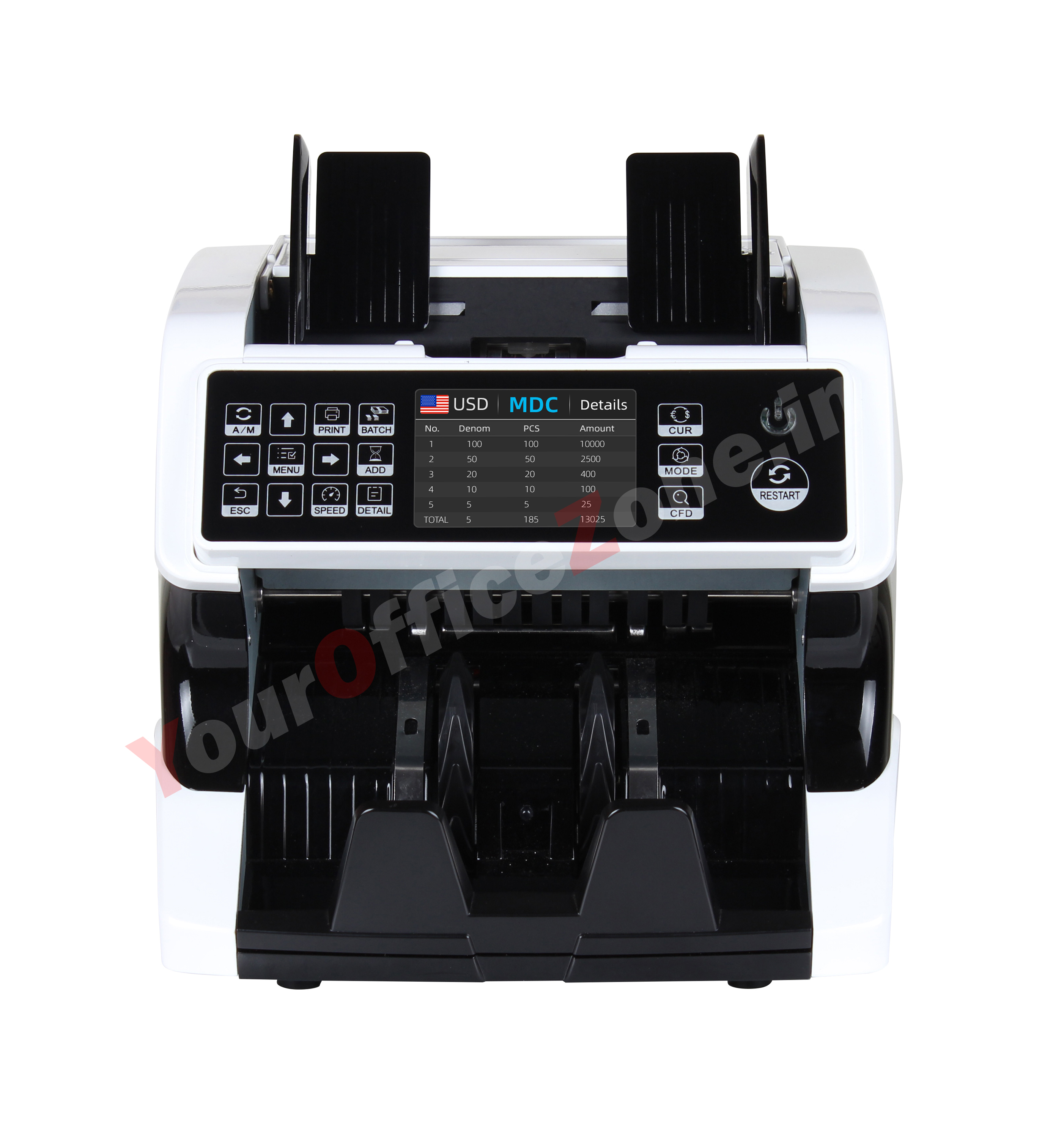 Heavy Duty Dual CIS Note Counting Machine With Fake Note Detector LC920