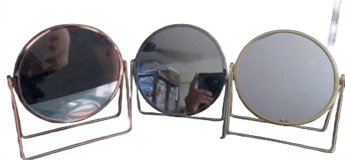 Polished Metal Standing Mirror For Jewellery Shop