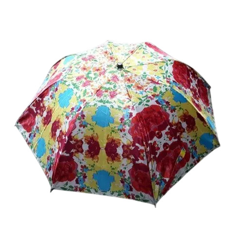 Printed Satin Folding Umbrellas