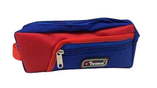Red And Blue Pencil Pouch