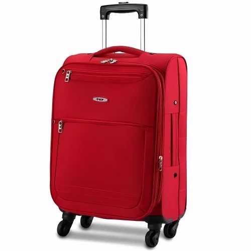 Red Luggage Trolley Bag