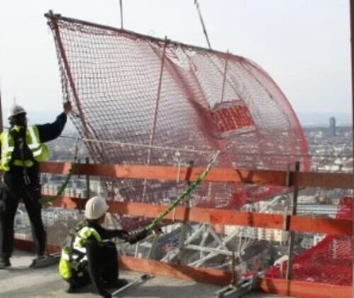 Safety Net For High Rise Building