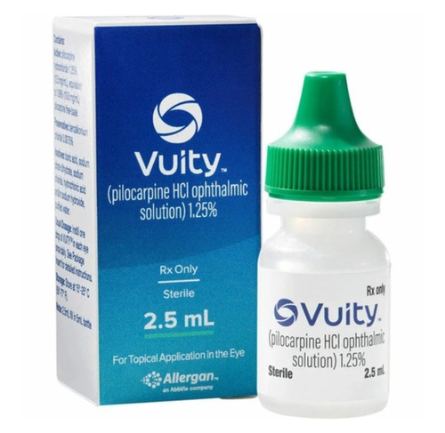 Vuity Pilocarpine Hydrochloride Ophthalmic Solution 2.5Ml - Dosage Form: As Per Instruction