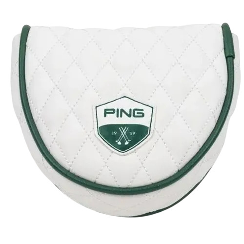 White Sea Green Leather Ping Golf Head Cover