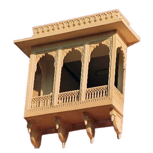 Wooden Jharokha