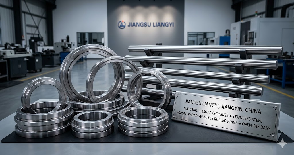 1.4362 X2Crnin23-4 S32304 2304 Lean Duplex Forgings For Structural & Water Service Flanges Shafts And Bars Jiangsu Liangyi - Chemical Composition: C: 0.95-1.10%