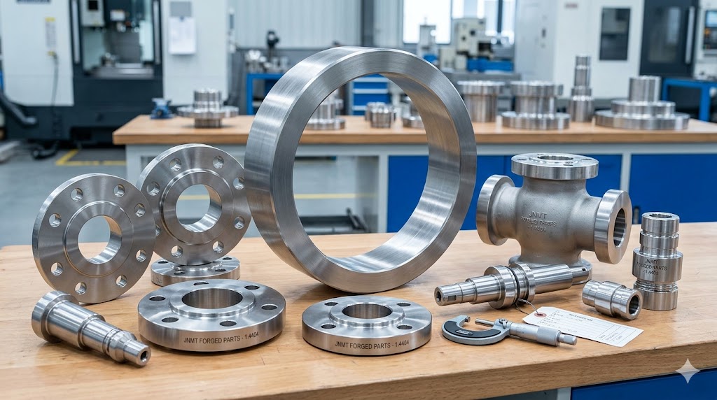 1.4404 X2Crnimo17-12-2 316L Molybdenum Austenitic Stainless Forgings For Chemical Marine Pharma Flanges Valve Bodies Fittings Jiangsu Liangyi - Color: Silver