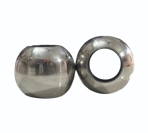 1inch Both Side Hollow Ball - Stainless Steel, Customized Size, Silver | Polished Finish, Smooth Surface, Rust Resistant, Durable