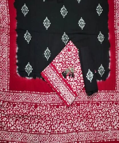 Cotton Batik Unstitched Suit Materials