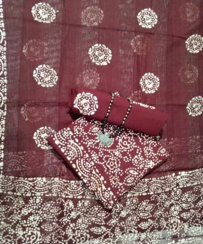 Cotton Unstitched Suit Material