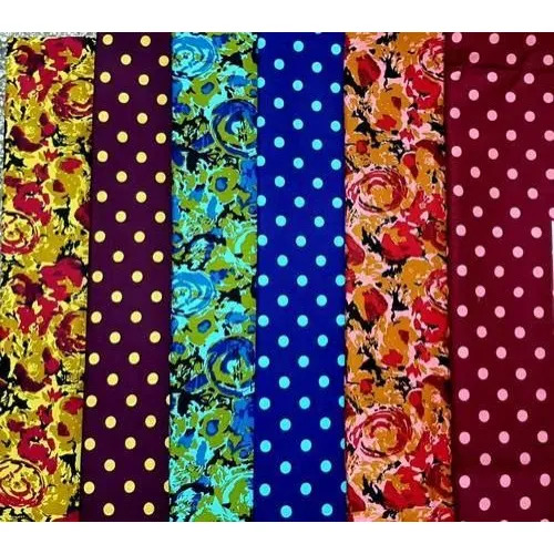 Floral Cotton Fabric For Garments