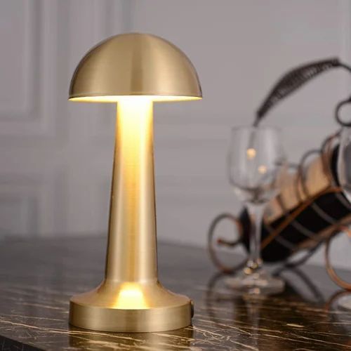 Lite Umbrella Shot (Gold) Table Lamp