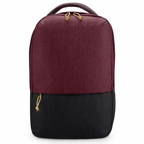 Maroon Laptop Backpack Bag - New Good Condition, Moisture Proof Zipper Top Design